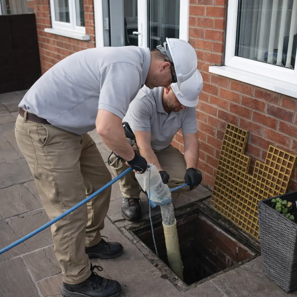 Blocked drain repair service in Petts wood